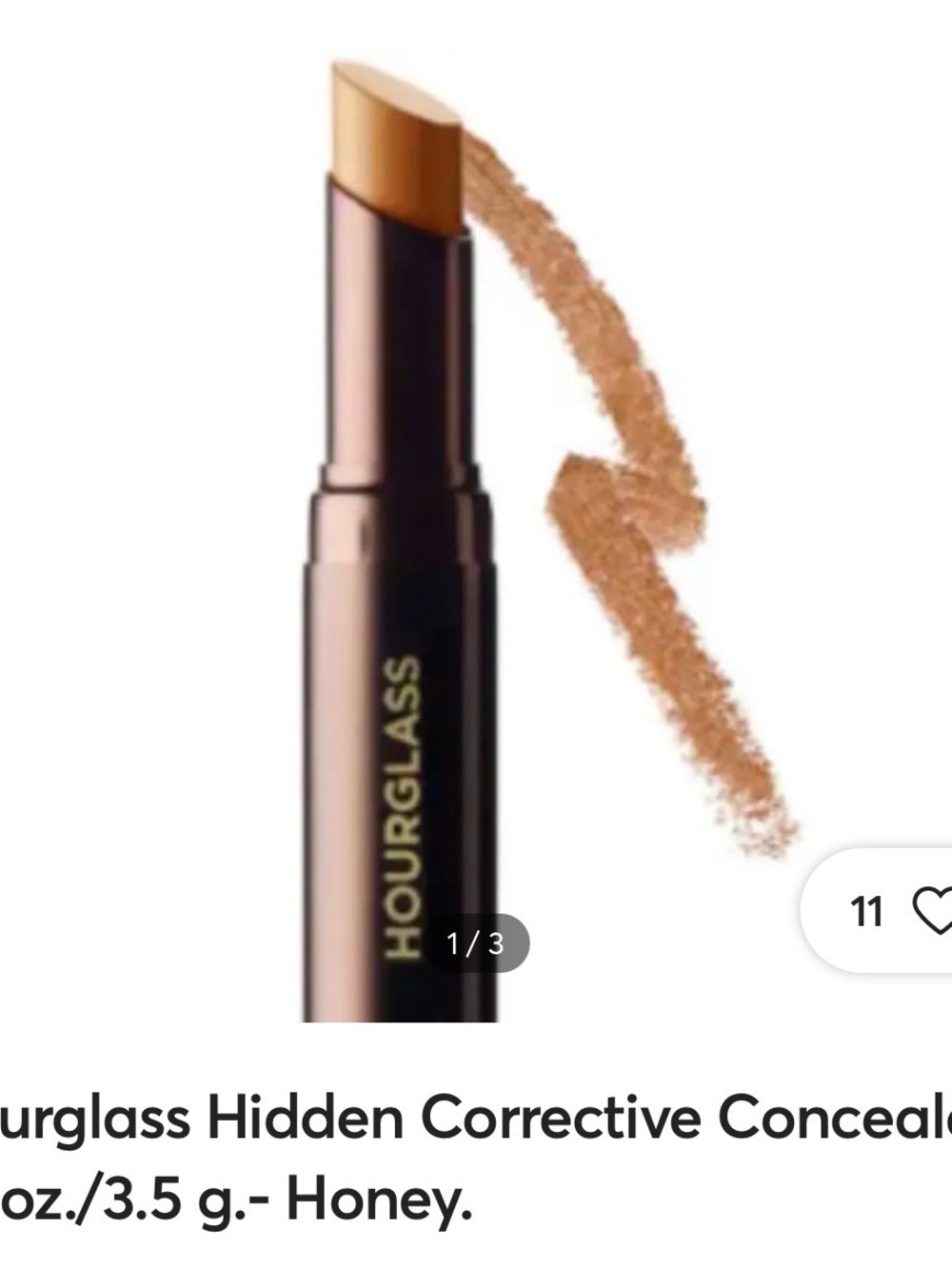 Hourglass Corrective Concealer Stick in Honey Tone